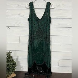 Gorgeous vintage party dress! BONUS: comes with accessories